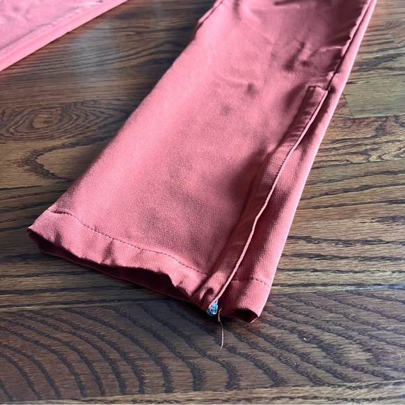 New Balance men’s orange wind breaker style pants size small - Picture 7 of 9